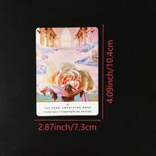 1 Box Shine Your Light Oracle Cards, 44 English Cards, Elegant Abstract Romantic Style Cards, Suitable As Christmas Gift, Party Board Game, Divination Card Game