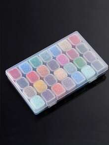 Hộp đựng trang sức 18 ngăn, dùng để sắp xếp nhẫn, dây chuyền, bông tai, vòng tay, hạt cườm, phụ kiện, kẹp tóc, tai nghe, đồng hồ, đồ trang trí móng tay, mỹ phẩm, văn phòng phẩm, các vật dụng nhỏ, đồ sưu tầm, thuốc men, sản phẩm chăm sóc cá nhân. Có thể tháo rời, chống bụi, chống oxy hóa, hộp đựng kín di động, thích hợp làm quà tặng Ngày Valentine, hộp trang sức tự làm thủ công, trang trí phòng. - Nhiều màu - Xem 12