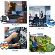 Cinchos de Plastico, 500 PCS Bridas para Cables para Electricidad, Ancho 4mm, 10/15/20/25/30cm, Cintillos de Plástico Nylon Autobloqueantes Resistente para Oficina, Hogar, Exterior(Negro) - 500 piezas - Ver 1