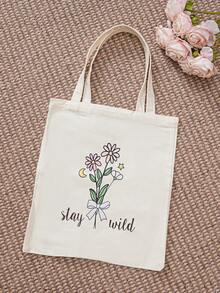 1 قطعة، حقيبة كنفاس كبيرة الحجم وثقيلة الوزن - حقيبة تسوق قابلة لإعادة الاستخدام مقاومة للماء للشاطئ والسوق والنزهة والسفر، حقيبة كتف كنفاس، حقيبة يد مطبوع عليها حرف، حقيبة كاجوال كبيرة السعة قابلة لإعادة الاستخدام، بسيطة وشاملة كلاسيكية