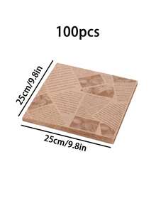 100/50 tờ Giấy nến, Giấy nến, Giấy gói bánh sandwich, Vật dụng làm bánh (Vị trí của hoa văn không đối xứng và ngẫu nhiên) Lý tưởng cho các bữa tiệc, ngày lễ Halloween và Giáng sinh, Trang trí Giáng sinh, Trang trí Halloween - Nhiều màu - Xem 20