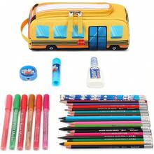 Kids Craft Cutting Tools - 黃色校車 - 查看 8