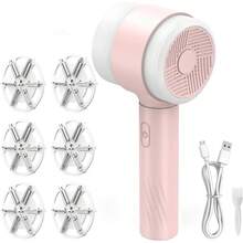 Quita Pelusa para Ropa, Removedor de Pelusa Eléctrico Carga Rápida USB,Potente Succión, Fabric Shaver Recargable, Maquina para Quitar Bolitas de Ropa, Lint remover para Suéteres de Tela, Sofás(Negro) - Rosa - Ver 1