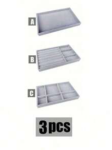 10pcs/Set Jewelry Tray, Jewelry Display Organizer Trays, Stackable Jewelry Tray, Drawer Jewelry Tray, Elegant Jewelry Organizer Tray, Portable Jewelry Stand, Grid Jewelry Tray, Jewelry Storage Tray, Jewelry Box, Jewelry Organizer, Drawer Storage Box, Suitable For Earrings, Necklaces