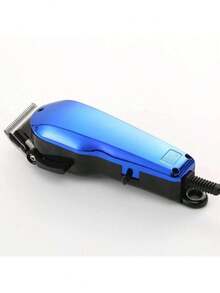 WAL-004 Juego de Cortapelos Eléctricos con Peine límite 4 piezas+ Tornillo de ajuste +aceite lubricante + cubierta protectora de cabeza de cuchillo +cepillo de limpieza - Azul - Ver 6