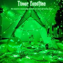 1 Pack 20/100/200 Solar Powered LED String Lights, Auto On/Off - IP54 High Quality Outdoor/Indoor Christmas Lights, 8 Lighting Modes (Flashing/Steady/Chasing/Party), Solar Panel Charging, Red & Green Fairy Lights, Suitable For Christmas Tree, Garden, Patio, Party Decor - Energy Efficient Solar String Lights, Solar Christmas Lights, Garden Lighting, Decorative Lighting, Holiday Decor, Holiday Lighting, Waterproof Lights, Home Decor, Garden (Warm, Colorful, White, Red, Green)