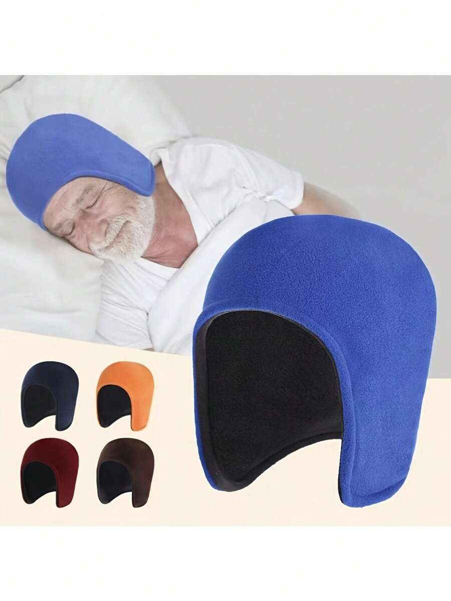 Winter Thermal Lined Hat For Elderly, Outdoor Cycling Ear Warmer, Windproof And Warm, Machine Washable, Unisex Thick Design To Keep Warm, 7 Color Options