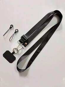 1 件可调节尼龙手机挂绳，适用于智能手机、身份证、钥匙、交通卡、学生证、斜挎包，附带额外垫片 - 彩色 - 查看 7