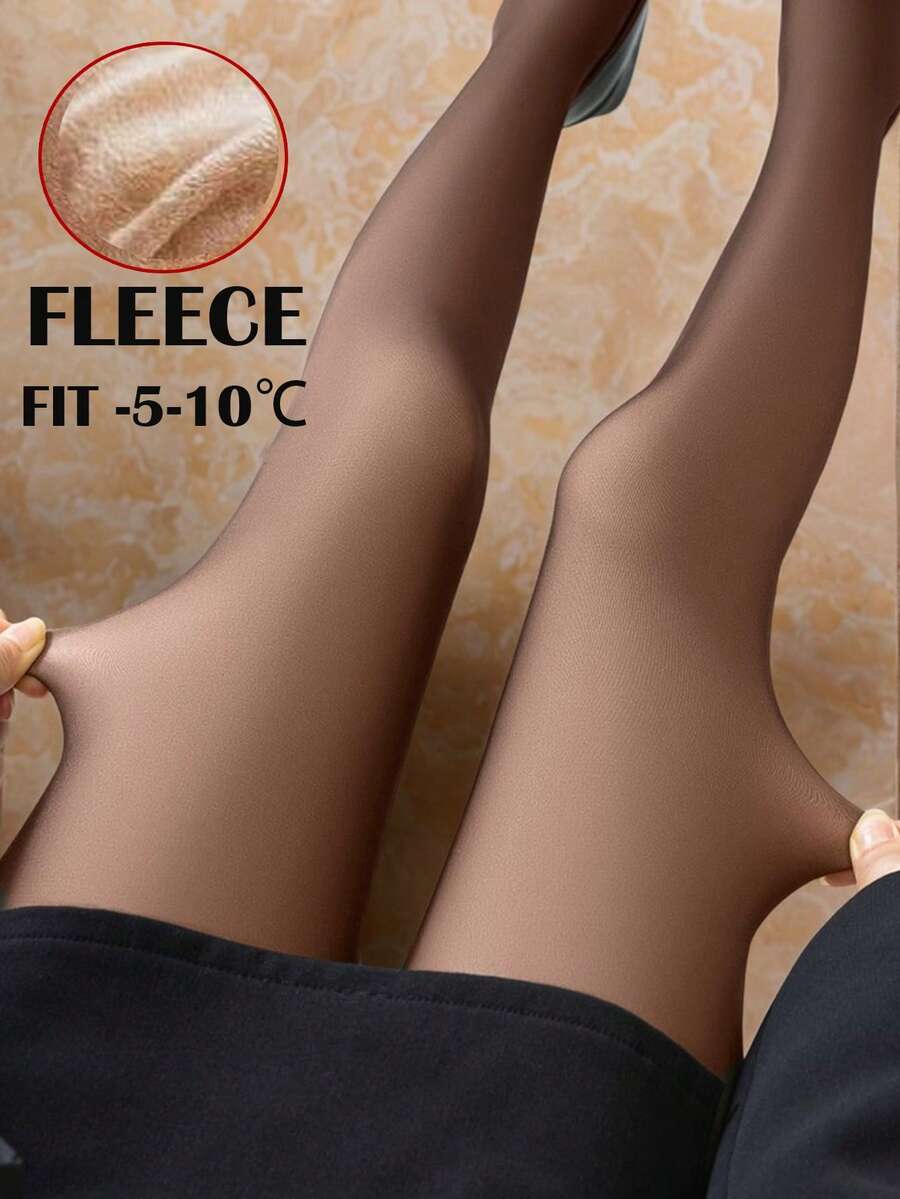 220g toamna și iarna îngroșate ciorapi termici dresuri pentru femei calde, elastice, translucide, cu talie înaltă, colanți translucidi [1 buc]