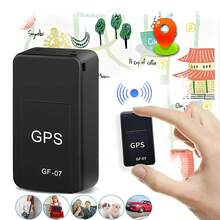 1个迷你GF-07 GPS追踪器，适用于儿童/宠物/车辆，GSM/GPRS/GPS追踪设备，实时追踪，防盗防丢定位器，SIM卡信息定位器（不含SIM卡和迷你存储卡）