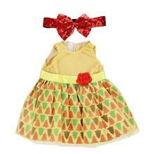 Ubranka dla lalek o długości 16 cali na Boże Narodzenie, dostępne w kolorze czerwonym, żółtym i zielonym, akcesoria do samodzielnego ubierania lalek (lalka nie jest dołączona) - Wielokolorowe - Zobacz 12