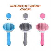 1 pieza Cepillo para el pelo de mascotas, Eliminación de pelo con un solo clic, Conveniente y sencillo - Multicolor - Ver 4