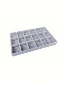 10pcs/Set Jewelry Tray, Jewelry Display Organizer Trays, Stackable Jewelry Tray, Drawer Jewelry Tray, Elegant Jewelry Organizer Tray, Portable Jewelry Stand, Grid Jewelry Tray, Jewelry Storage Tray, Jewelry Box, Jewelry Organizer, Drawer Storage Box, Suitable For Earrings, Necklaces