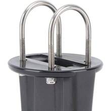 Cerradura del soporte del tanque de aceite de gas, soporte del tanque de gasolina, soporte de latas de gasolina, evita fugas antirrobo, para tanque de combustible de 3L 5L barril - #611 - Ver 7