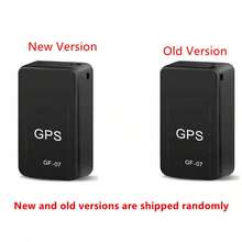 1个迷你GF-07 GPS追踪器，适用于儿童/宠物/车辆，GSM/GPRS/GPS追踪设备，实时追踪，防盗防丢定位器，SIM卡信息定位器（不含SIM卡和迷你存储卡）