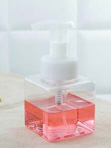 2pcs/1pc Foaming Dispenser, Shampoo, Hand Wash, Face Wash Mousse Foam Bubble Refill Bottle, Bathroom Storage Foaming Soap Dispenser, Foaming Bottle, 450ml/250ml Large Capacity Refillable Foaming Bottle For Body Wash, Shampoo, Suitable For Travel, Pool, Beach