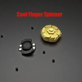 合金推板旋转陀螺和磁性旋转陀螺，采用锌合金和ABS材质制成，适合放松和缓解焦虑、生日礼物、万圣节和圣诞节礼物，款式和颜色随机发货。