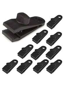 10 Stücke /15 Stücke /20 Stücke Zeltclips, Outdoor Zeltklammern, Kunststoff Befestigungsclips, Kunststoff Zubehör zum Verstärken von Zeltclips, klein und tragbar, geeignet zum Befestigen von Markisen, Verstärken von Zelten und Sichern von Abspannleinen