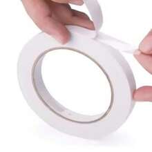 10米/1米双面超薄透明胶带 - 强力粘性，适用于学校用品、手工用品、教室、服装、时尚等场合。 - 白色 - 查看 4