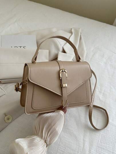 Solid Color, Student, Street, Casual, Minimalist Fashion Handbag