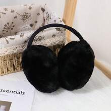 1pc Soft & Warm Plush Ear Muffs, Multi-Color Options, Fashionable & Versatile Foldable Ear Warmers, Essential For Students & Commuters, Skin-Friendly & Cold-Proof, Autumn/Winter