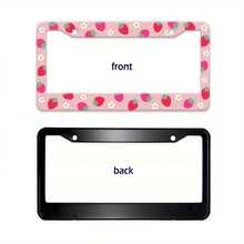 2pcs Patriotic Eagle License Plate Frame, Flag License Plate Frame ABS Material,Fits 6x12 Inch Standard US Size,License Plate Frame America,Comes With Mounting Screws,Flag-Themed Car Modification,Car Accessories Exterior