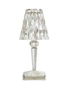 Lámpara de cristal de diamante táctil - luz blanca - Ver 6