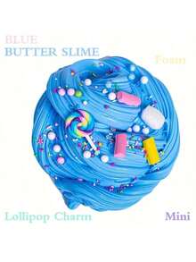 1/2 件超柔软黄油史莱姆和果冻史莱姆套装，包含西瓜、棒棒糖可爱饰物、派对用香味史莱姆、DIY 油灰史莱姆、各种节日礼物 - 彩色 - 查看 7