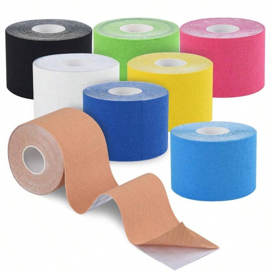 Waterproof Kinesiology Tape Suitable For Muscle Protection Bandages During Sports And Fitness(2.5cm*5m)
