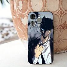 1pc Solo Leveling Anime Phone Case Silicone Soft For 16 15 14 13 12 11 X XR Plus Pro Max Plus.Halloween Accessories. - Z1 - 查看 8