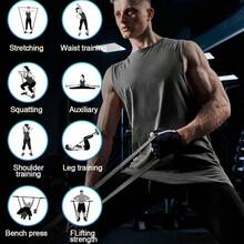 Bandas de Resistencia, 5Pack Banda elstica Deportiva, Correas de Asistencia para Pull ups, Ligas de Resistencia para Ejercicio, Loop Bands, Bandas Elsticas para Ejercicio en Casa o Gimnasio - 4 colores - Ver 8