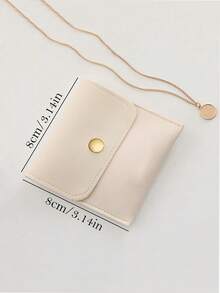1/5/10pcs Faux Leather Jewelry Pouches With Snap Closure, Luxury Gift Bags For Earrings, Necklaces, Bracelets And Rings Storage - Multicolor - View 3