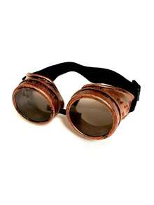 1pc New Sell Vintage Steampunk Goggles Glasses Cosplay Punk Gothic Party - Multicolor - View 7