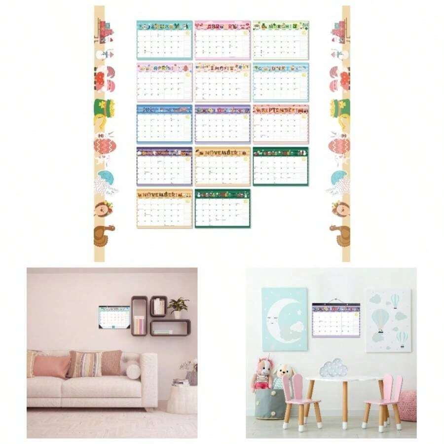 2025 Wall, Large July 2025 2026 Desktop, Months Planning Organizing ...