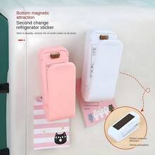 SOKANY 1PC Mini Vacuum Food Sealing Machine, ABS Material, Compact And Portable.A Refrigerator Sticker Is Attached To The Back.Low-Loss Heating Technology, Ergonomic Design, Good Fresh-Keeping Effect, White/Pink, Compatible With Plastic Bags (Without AA Batteries, Suitable For Family, Travel, Camping, And Office Use.Essential Tools For The Kitchen.