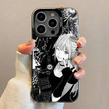 Funda para teléfono Misa D-Death N-Note para 17,16,15,14,13,12,11,Pro,Max,Plus, anti-caída, negro mate, parachoques duro - Z6 - Ver 9