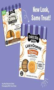 Three Dog Bakery Classic Cremes Baked Dog Treats, Golden With Peanut Butter Filling, 13 Oz,Brown,310077 - ColorF - View 3