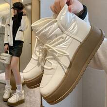 Women Snow Boots - Khaki - View 3
