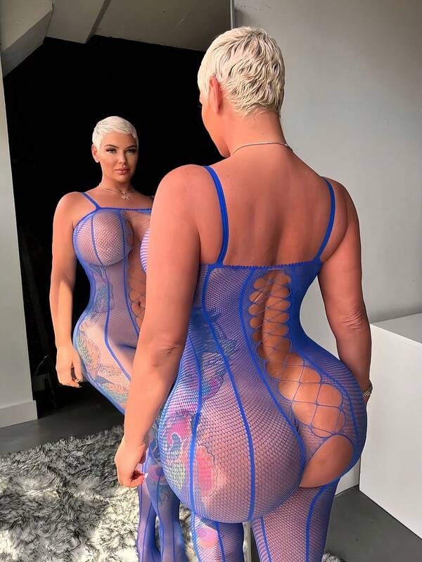 Sexy Lingerie ,Women's One Piece Fishnet Lingerie Bodysuit Mesh Bodystocking Sexy Tights Underwear Nightwear