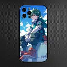 Meine Hier lzuku Deku Handyhülle für iPhone 16,15,14,13,12,11 Plus, Pro Max, weiche Silikon schwarze Hülle