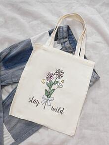 1 قطعة، حقيبة كنفاس كبيرة الحجم وثقيلة الوزن - حقيبة تسوق قابلة لإعادة الاستخدام مقاومة للماء للشاطئ والسوق والنزهة والسفر، حقيبة كتف كنفاس، حقيبة يد مطبوع عليها حرف، حقيبة كاجوال كبيرة السعة قابلة لإعادة الاستخدام، بسيطة وشاملة كلاسيكية