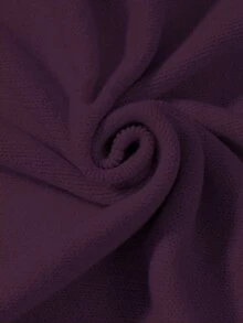 EAVA 女士优雅高领毛衣背心，复古宽松休闲百搭无袖针织毛衣背心，适合情人节穿着 - 紫色 - 查看 5