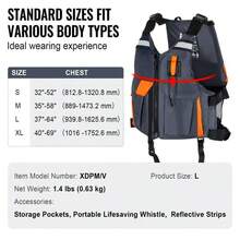 Universal Waterproof Life Vest - 96N Buoyancy PFD For Kayaking, Fishing & Surfing - Lightweight & Durable Life Jacket For Men & Women