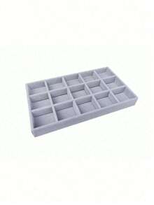 10pcs/Set Jewelry Tray, Jewelry Display Organizer Trays, Stackable Jewelry Tray, Drawer Jewelry Tray, Elegant Jewelry Organizer Tray, Portable Jewelry Stand, Grid Jewelry Tray, Jewelry Storage Tray, Jewelry Box, Jewelry Organizer, Drawer Storage Box, Suitable For Earrings, Necklaces