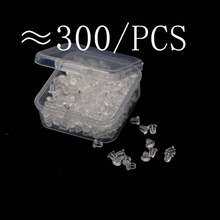 约 100 件/300 件硅胶透明安全耳环后盖，适用于耳环、耳钩、耳钉、珠宝配饰、女士日常佩戴 - 無色 - 查看 8