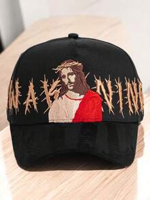 Gorra Curva Ajustable Dandy Hats X Rude Awakening Jesucristo en caja - Negro - Ver 10