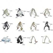 50 abrazaderas fijas con cierre en U panel de instrumentos de coche - MEZCLA-50 PIEZAS - Ver 7