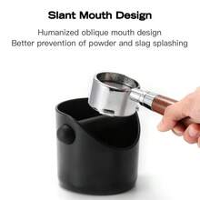 SOKANY 1PC Espresso Percussion Box, Coffee Percussion Bucket.With Detachable Percussion Rod.ABS Material, Easy To Clean.The Bottom Is Non-Slip And Shock-Absorbing Design.Suitable For Home/Cafe/Bar Use.A Must-Have Coffee Accessory For Professionals.