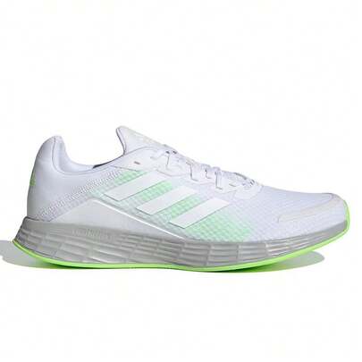 Giày chạy bộ Marathon siêu nhẹ, chống sốc mới của Adidas Duramo SL, thoáng khí, bền, thiết kế tối giản, giày thể thao đa năng màu xanh neon và trắng, mẫu giày thiết yếu cho cặp đôi H04625