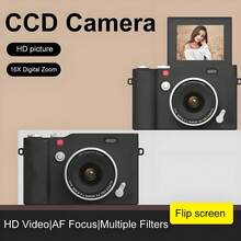 2-In-1 High Definition Digital Camera With Dual CCD Sensors, Vintage Style For Travel Photography, 2 Styles Available (Includes 32GB Memory Card), Great Gift For Students, Christmas, Halloween, Thanksgiving, Birthdays